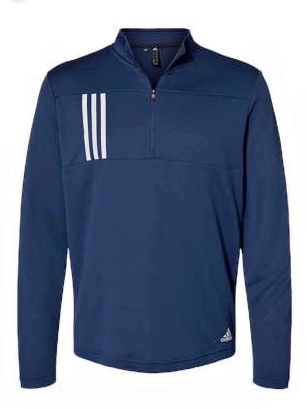 adidas Men's Blue Athletic Half-Zip Size 2XL Like New